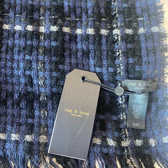 Rag and Bone Tweed Scarf 20”x99” NWT - Picture 4 of 7
